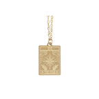 The Star Vintage Tarot Necklace on Greeting Card