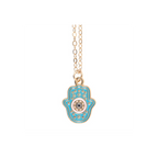 Hand of Hamsa Necklace on Greeting Card