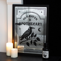 Old Raven Apothecary Mirrored Wall Art