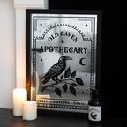 Old Raven Apothecary Mirrored Wall Art