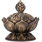 Metal Lotus Incense Cone Holder