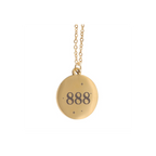 888 Angel Number Abundance Necklace