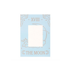 The Moon Vintage Tarot Necklace on Greeting Card