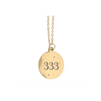 333 Angel Number Support Necklace