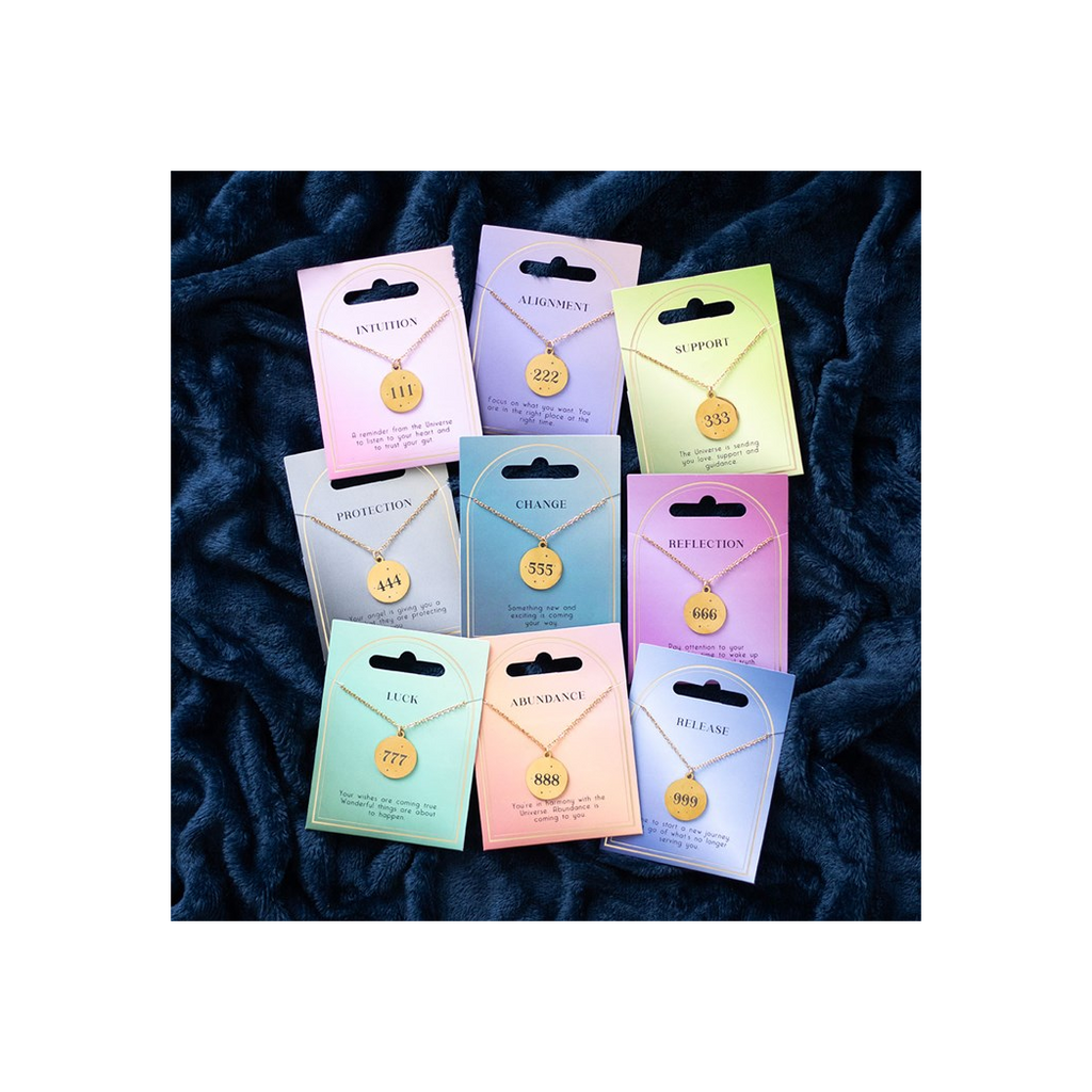 888 Angel Number Abundance Necklace