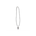 Arrowhead of Strength Viking Cord Necklace