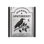 Old Raven Apothecary Mirrored Wall Art