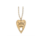 Talking Board Planchette Necklace Greeting Card