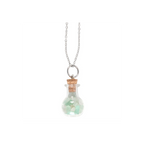 Luck Green Aventurine Crystal Chip Potion Bottle Necklace