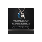 Set of 3 Coven Sisters Cauldron Charm Necklaces