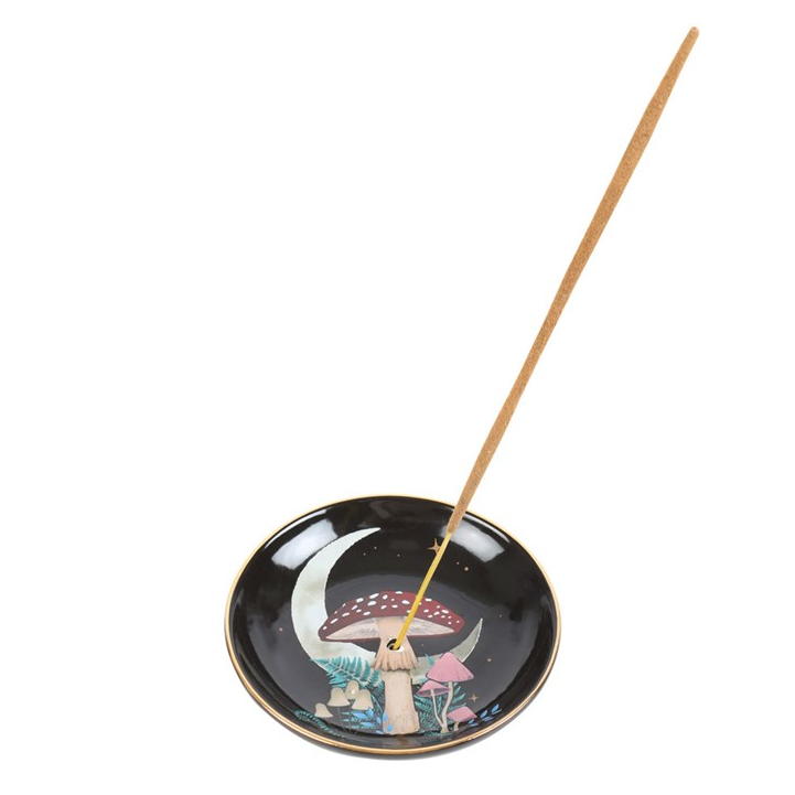 Forest Mushroom Ceramic Incense Plate
