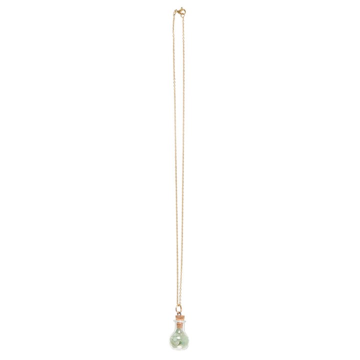 Green Witch Aventurine Potion Bottle Necklace