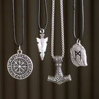 Rune of Transformation Viking Cord Necklace