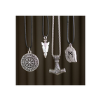 Arrowhead of Strength Viking Cord Necklace