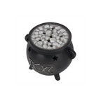 Triple Moon Cauldron Incense Cone Holder