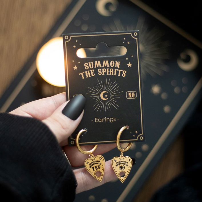 Talking Board Planchette Earrings