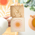 Sun Earring and Necklace Set