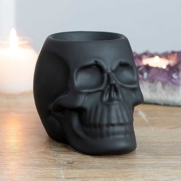 Black Skull Oil Burner