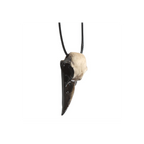 Resin Crow Skull Necklace