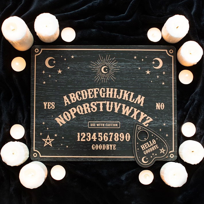 Black Talking Board with Planchette