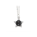 Deadly Nightshade Necklace with Black Obsidian on Greeting Card