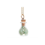 Green Witch Aventurine Potion Bottle Necklace