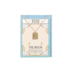 The Moon Vintage Tarot Necklace on Greeting Card